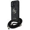 Etui GUESS 4G Big Logo Cord Stap Crossbody do Apple iPhone 16 Czarny