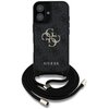 Etui GUESS 4G Big Logo Cord Stap Crossbody do Apple iPhone 16 Czarny Seria telefonu iPhone