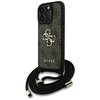 Etui GUESS 4G Big Logo Cord Stap Crossbody do Apple iPhone 16 Pro Brązowy