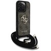 Etui GUESS 4G Big Logo Cord Stap Crossbody do Apple iPhone 16 Pro Brązowy Model telefonu iPhone 16 Pro