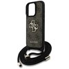Etui GUESS 4G Big Logo Cord Stap Crossbody do Apple iPhone 16 Pro Brązowy Dominujący kolor Brązowy