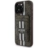 Etui GUESS 4G Stripes MagSafe do Apple iPhone 16 Pro Max Brązowy