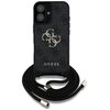 Etui GUESS 4G Big Logo Cord Stap Crossbody do Apple iPhone 16 Plus Czarny Seria telefonu iPhone