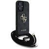 Etui GUESS 4G Big Logo Cord Stap Crossbody do Apple iPhone 16 Plus Czarny Model telefonu iPhone 16 Plus