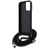 Etui GUESS 4G Big Logo Cord Stap Crossbody do Apple iPhone 16 Plus Czarny Typ Etui nakładka