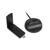 Karta sieciowa LANBERG NC-3000-WI USB-A, Zewnętrzna, 2.4 / 5 / 6 GHz Rodzaj karty Bezprzewodowa