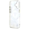 Etui GUESS Glitter Flowers Triangle Buttons MagSafe do Apple iPhone 16 Biały Gwarancja 24 miesiące