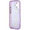 Etui GUESS Glitter Flowers Triangle Buttons MagSafe do Apple iPhone 16 Fioletowy Gwarancja 24 miesiące
