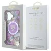 Etui GUESS Glitter Flowers Triangle Buttons MagSafe do Apple iPhone 16 Fioletowy Marka telefonu Apple