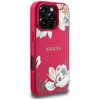Etui GUESS Grained Printed Flower Pattern MagSafe do Apple iPhone 16 Pro Fuksja Kompatybilność Apple iPhone 16 Pro