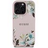 Etui GUESS Grained Printed Flower Pattern MagSafe do Apple iPhone 16 Pro Max Różowy Model telefonu iPhone 16 Pro Max