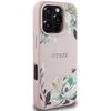 Etui GUESS Grained Printed Flower Pattern MagSafe do Apple iPhone 16 Pro Max Różowy Kompatybilność Apple iPhone 16 Pro Max