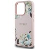 Etui GUESS Grained Printed Flower Pattern MagSafe do Apple iPhone 16 Pro Max Różowy Typ Etui nakładka