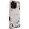 Etui GUESS Grained Printed Flower Pattern MagSafe do Apple iPhone 16 Pro Różowy Kompatybilność Apple iPhone 16 Pro