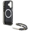 Etui GUESS Palm Trees Triangle Pearl Strap MagSafe do Apple iPhone 16 Czarny Typ Etui nakładka