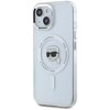 Etui KARL LAGERFELD IML Metal Karl Head MagSafe do Apple iPhone 15 Plus Biały Seria telefonu iPhone