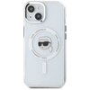 Etui KARL LAGERFELD IML Metal Karl Head MagSafe do Apple iPhone 15 Plus Biały Model telefonu iPhone 15 Plus