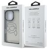 Etui KARL LAGERFELD IML Rhinestones Karl Head do Apple iPhone 16 Pro Max Przezroczysto-czarny Marka telefonu Apple