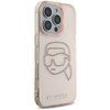 Etui KARL LAGERFELD IML Rhinestones Karl Head do Apple iPhone 16 Pro Przezroczysto-różowy Kompatybilność Apple iPhone 16 Pro