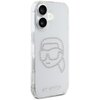 Etui KARL LAGERFELD IML Rhinestones Karl Head do Apple iPhone 16 Przezroczysty Kompatybilność Apple iPhone 16
