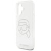 Etui KARL LAGERFELD IML Rhinestones Karl Head do Apple iPhone 16 Przezroczysty Typ Etui nakładka