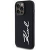 Etui KARL LAGERFELD Silicone Metal Script Logo do Apple iPhone 14 Pro Czarny Seria telefonu iPhone