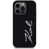 Etui KARL LAGERFELD Silicone Metal Script Logo do Apple iPhone 14 Pro Czarny Model telefonu iPhone 14 Pro