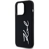 Etui KARL LAGERFELD Silicone Metal Script Logo do Apple iPhone 14 Pro Czarny Typ Etui nakładka