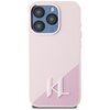 Etui KARL LAGERFELD Silicone Shadow Metal Initial MagSafe do Apple iPhone 15 Pro Różowy Model telefonu iPhone 15 Pro