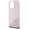 Etui KARL LAGERFELD Silicone Shadow Metal Initial MagSafe do Apple iPhone 15 Pro Różowy Typ Etui nakładka