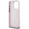 Etui KARL LAGERFELD Silicone Shadow Metal Initial MagSafe do Apple iPhone 15 Pro Różowy Gwarancja 24 miesiące