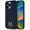 Etui KARL LAGERFELD Silicone Shadow Metal Initial MagSafe do Apple iPhone 15 Pro Max Czarny
