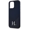 Etui KARL LAGERFELD Silicone Shadow Metal Initial MagSafe do Apple iPhone 15 Pro Max Czarny Typ Etui nakładka