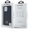 Etui KARL LAGERFELD Silicone Shadow Metal Initial MagSafe do Apple iPhone 15 Pro Max Czarny Marka telefonu Apple