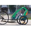 Przyczepka rowerowa BELLELLI Trailblazer BEL01BLZ006 Zielony Dodatki Odblaski