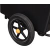 Przyczepka rowerowa BELLELLI Cargo Maxi Trailer 01LUXTRAILER1 35kg Materiał Tworzywo sztuczne