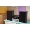 Wieża PHILIPS TAM3205M 12 Czarna, Odtw.CD, BT, FM, Wejście USB, 2-drożny system głośnikowy Bass Reflex Moc znamionowa RMS 20 W