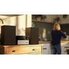 Wieża PHILIPS TAM3205M 12 Czarna, Odtw.CD, BT, FM, Wejście USB, 2-drożny system głośnikowy Bass Reflex Standardy odtwarzania dźwięku FLAC