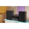 Wieża PHILIPS TAM3505M2/12 Czarna, Odtw.CD, BT, Tuner DAB+, FM, Wejście USB, 2-drożny system głośnikowy Bass Reflex Radio FM