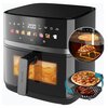 Air Fryer Frytkownica beztłuszczowa CECOTEC Cecofry&Grill Duoheat 8000, 8l, 8 automatycznych programów Funkcje dodatkowe 8 programów gotowania