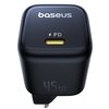 Ładowarka sieciowa BASEUS PicoGo Gan Fast Charger 45W Czarny Kabel w zestawie Brak