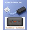 Powerbank BASEUS Airpow 30000 mAh Fast Charge 20W Czarny Napięcie wyjściowe [V] 5