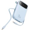 Powerbank BASEUS QPOW 2 20000 mAh 30W Niebieski Typ ładowania Power Delivery 3.0