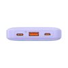 Powerbank BASEUS Airpow 10000 mAh 20W Fioletowy Typ ładowania Quick Charge