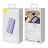 Powerbank BASEUS Airpow 10000 mAh 20W Fioletowy Pojemność nominalna [mAh] 10000
