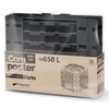 Kompostownik PROSPERPLAST Compogreen Vario IKST650C 650 L Czarny Wykonanie Tworzywo sztuczne