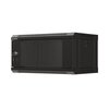 Szafa RACK LANBERG 19" 4U WF03-5304-10B 540 x 350 mm, Wisząca Czarny