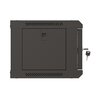 Szafa RACK LANBERG 19" 4U WF03-5304-10B 540 x 350 mm, Wisząca Czarny Głębokość [mm] 350