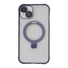 Etui TECTO SHIELD Ring Secure Mag do Apple iPhone 13 Przezroczysto-fioletowy