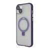 Etui TECTO SHIELD Ring Secure Mag do Apple iPhone 13 Przezroczysto-fioletowy Seria telefonu iPhone